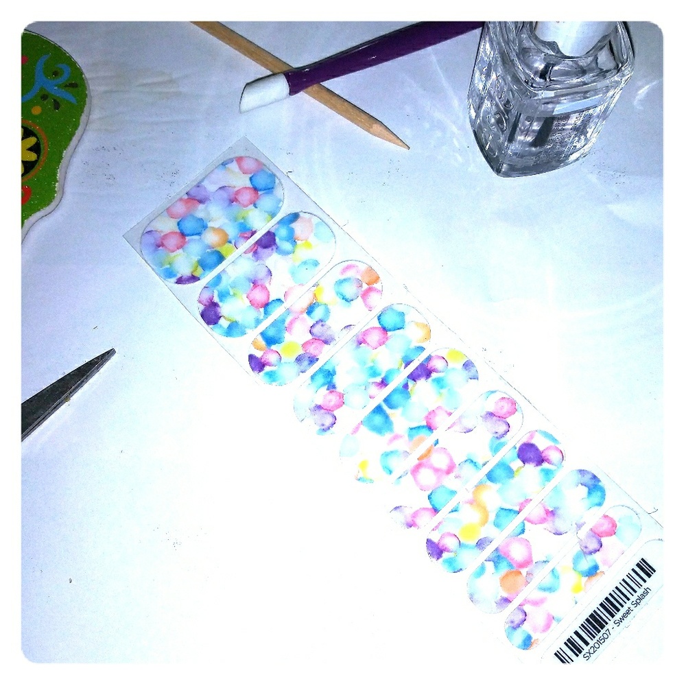 Jamberry nail wraps Sweet Splash